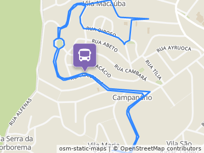 Mapa da parada