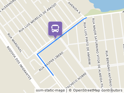 Mapa da parada