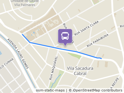 Mapa da parada