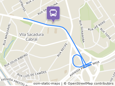 Mapa da parada
