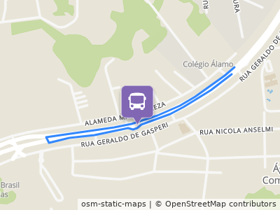 Mapa da parada