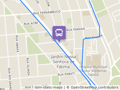 Mapa da parada
