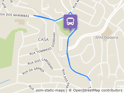 Mapa da parada
