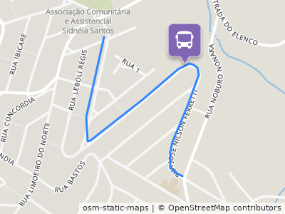 Mapa da parada