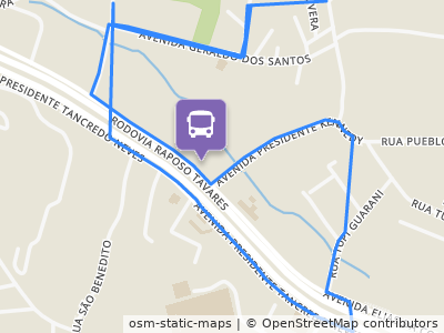 Mapa da parada