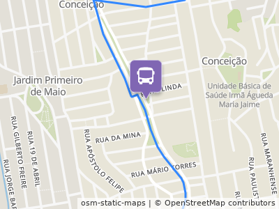 Mapa da parada