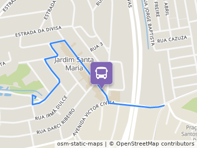 Mapa da parada