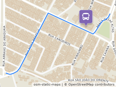 Mapa da parada