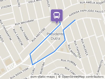 Mapa da parada