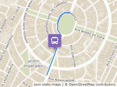 Mapa da parada