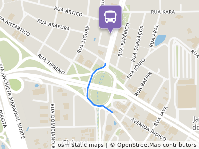 Mapa da parada