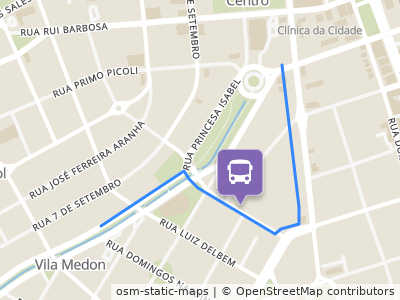 Mapa da parada