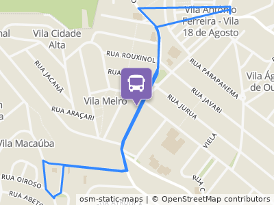Mapa da parada