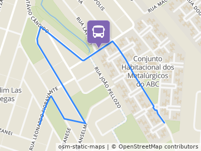 Mapa da parada