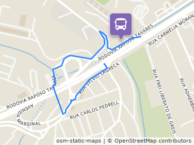 Mapa da parada