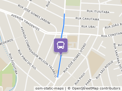 Mapa da parada