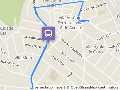 Mapa da parada
