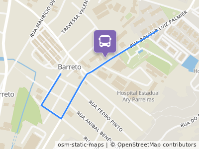 Mapa da parada