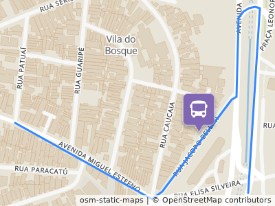 Mapa da parada