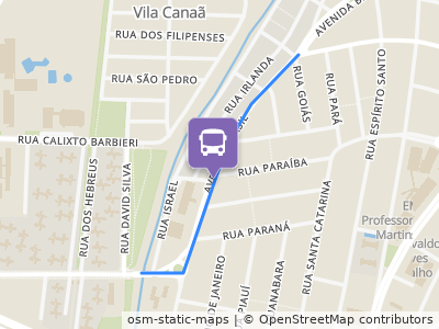 Mapa da parada