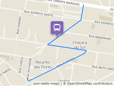 Mapa da parada
