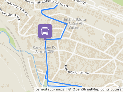 Mapa da parada