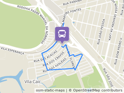 Mapa da parada