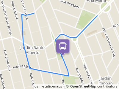 Mapa da parada