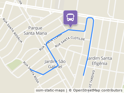 Mapa da parada