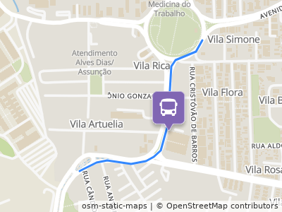 Mapa da parada
