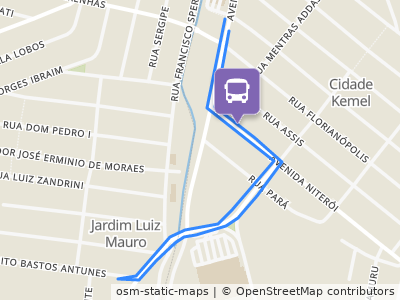 Mapa da parada