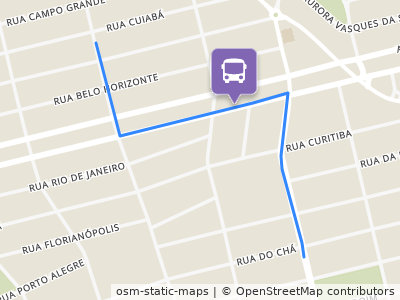 Mapa da parada
