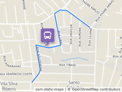 Mapa da parada