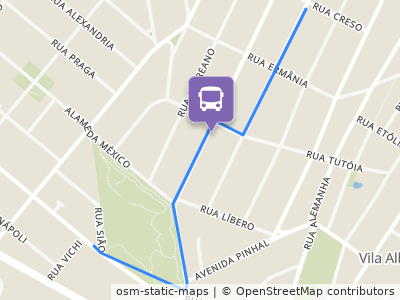 Mapa da parada