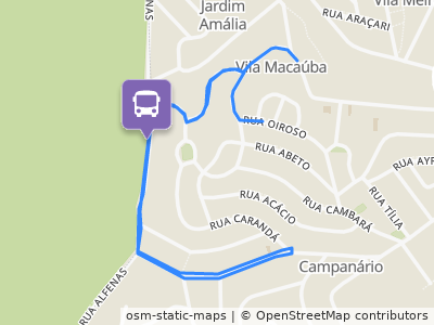 Mapa da parada