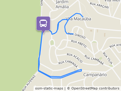 Mapa da parada