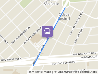 Mapa da parada