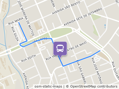 Mapa da parada
