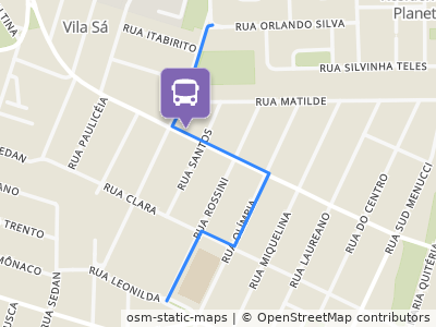 Mapa da parada