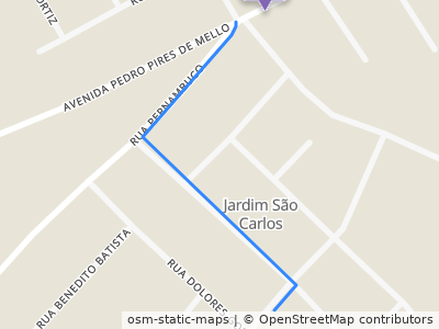 Mapa da parada