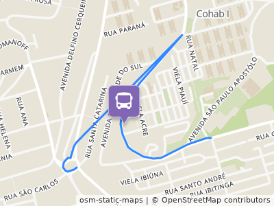 Mapa da parada
