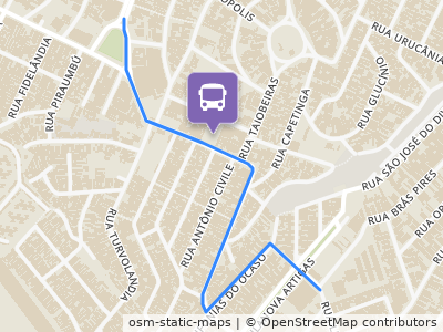 Mapa da parada