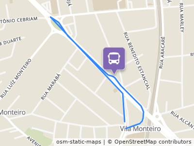 Mapa da parada