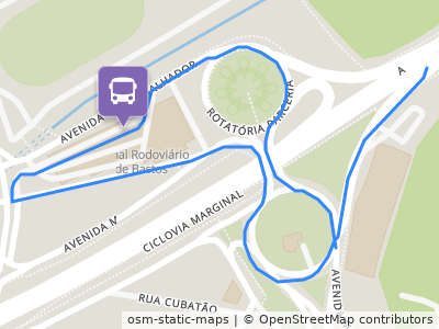 Mapa da parada