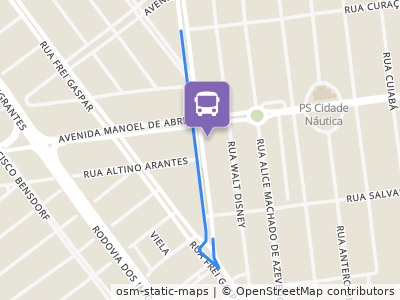 Mapa da parada