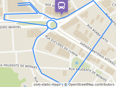 Mapa da parada