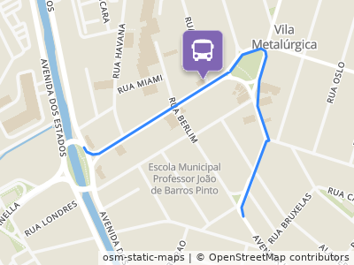 Mapa da parada