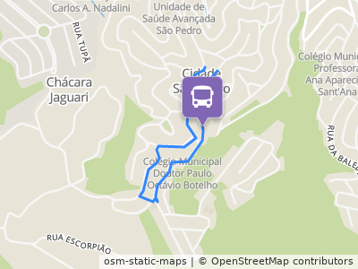 Mapa da parada