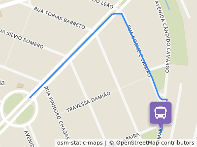 Mapa da parada