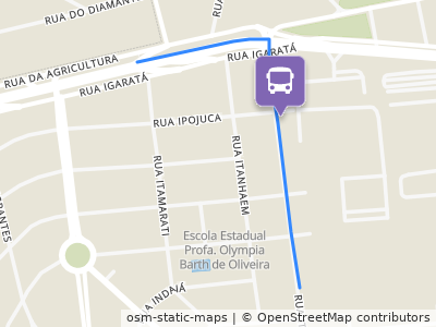 Mapa da parada